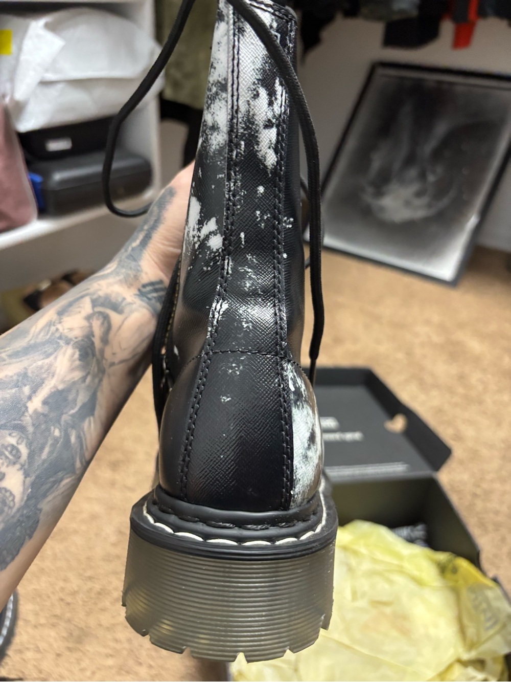 Dr. Martens Nine Inch Nails Boots Excellent Condition UK 5 - Picture 8 of 12